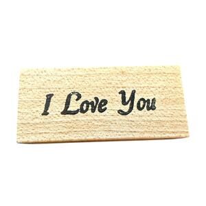 Embossing Arts I Love You Rubber Stamp
